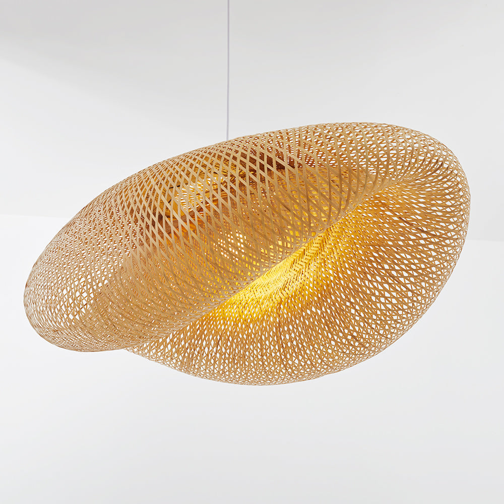 Lampe Suspendue NatureGlow en Bambou – Design Naturel et Éclairage LED Écologique