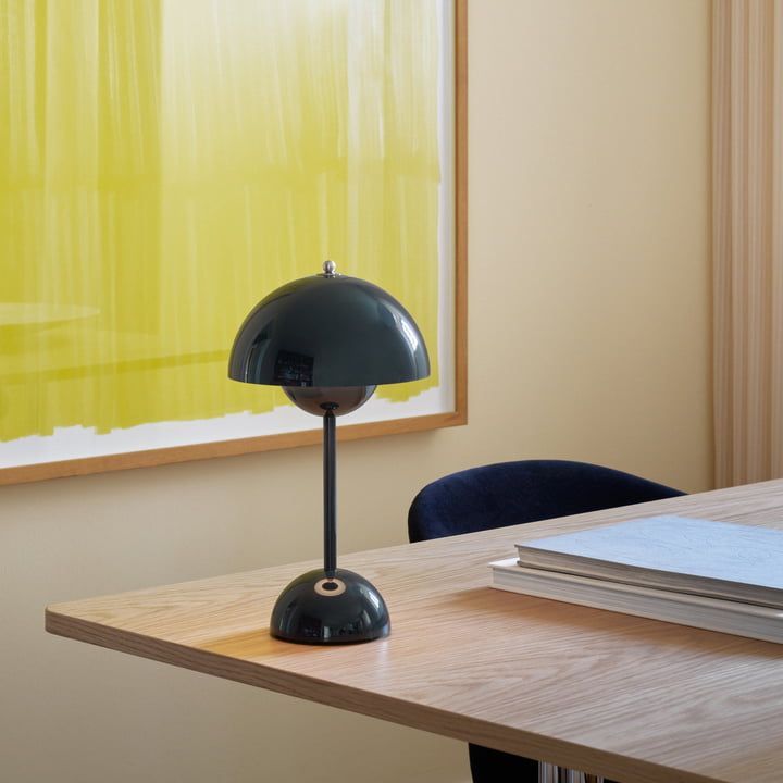 Lampe de Table LED LunarGlow – Moderne, Sans Fil et Économe en Énergie