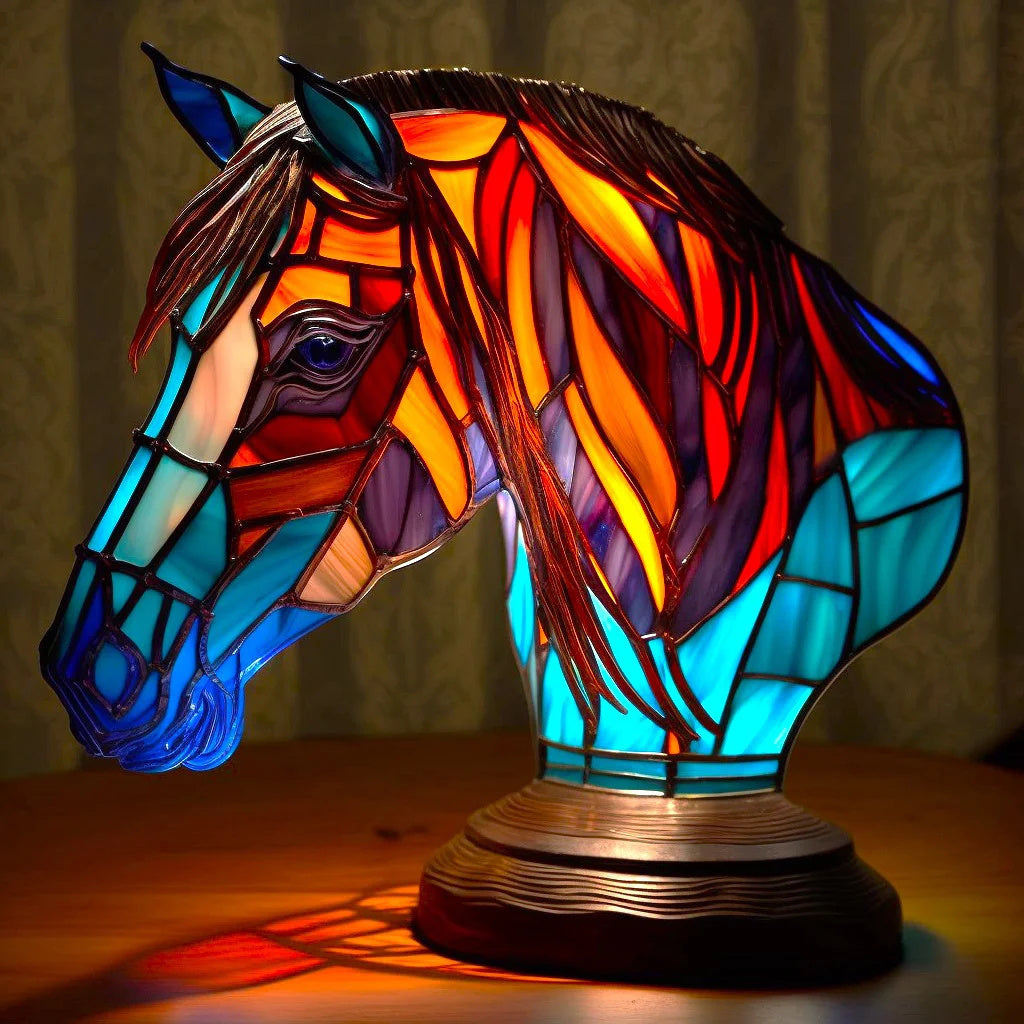 Lampe Animalière en Verre Coloré – Design Unique et Éclairage Vivant pour Votre Intérieur