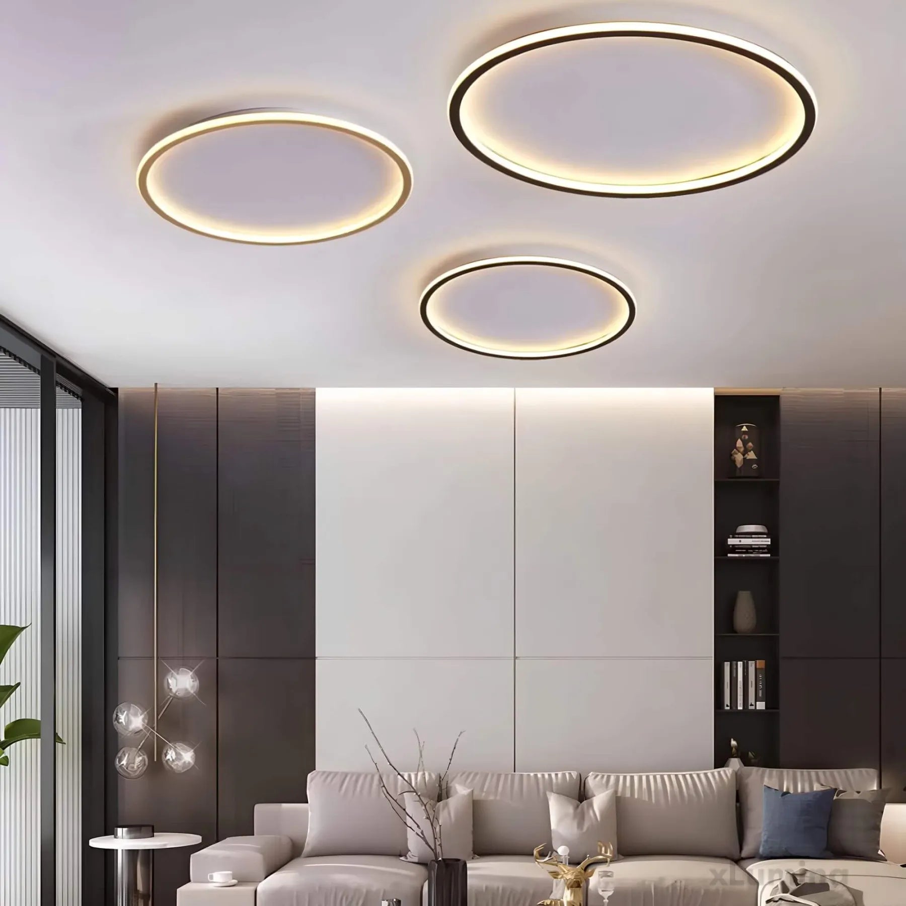 ScandiGlow - Plafonnier LED au Design Nordique | Éclairage Élégant et Moderne