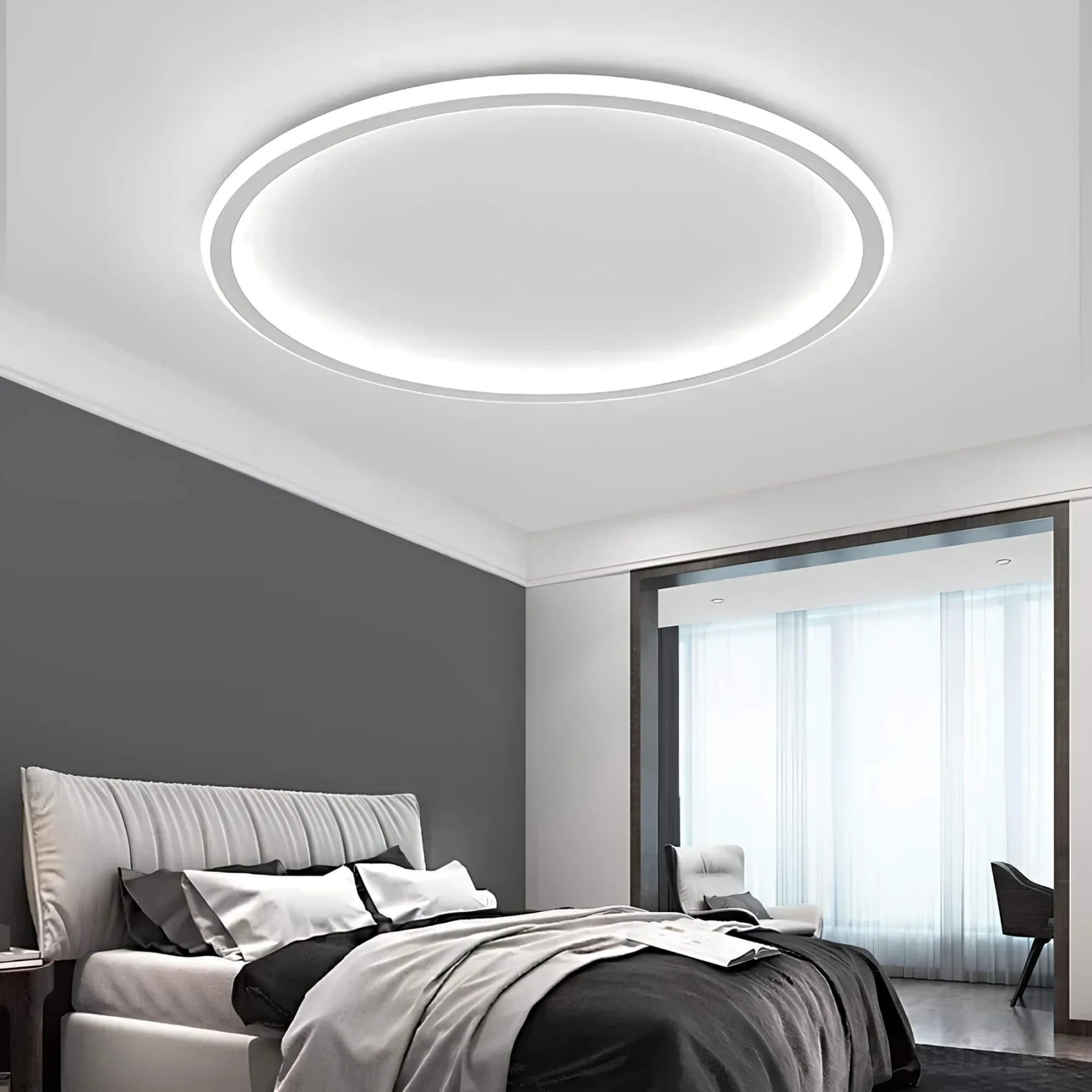 ScandiGlow - Plafonnier LED au Design Nordique | Éclairage Élégant et Moderne