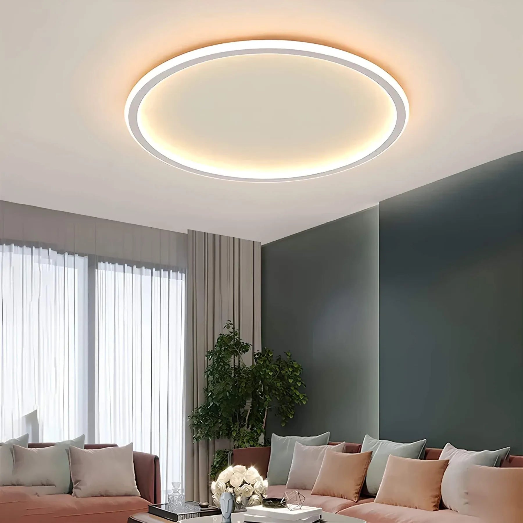 ScandiGlow - Plafonnier LED au Design Nordique | Éclairage Élégant et Moderne