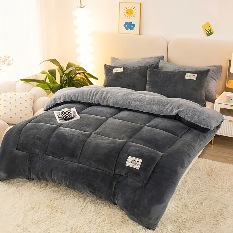 Couette Luxe en Peluche - Confort et Chaleur pour les Mois Froids