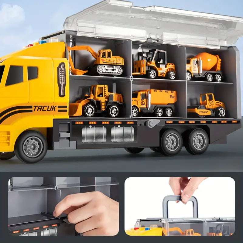 Coffret Camions de Construction pour Enfants – Jeu Créatif et Éducatif