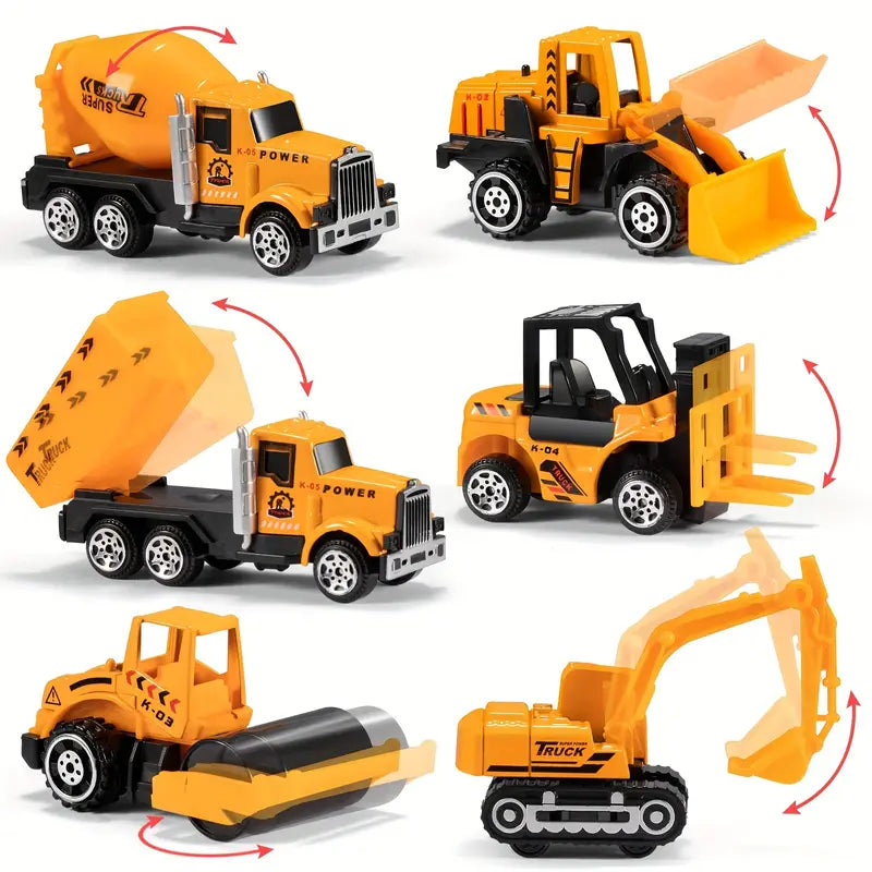 Coffret Camions de Construction pour Enfants – Jeu Créatif et Éducatif