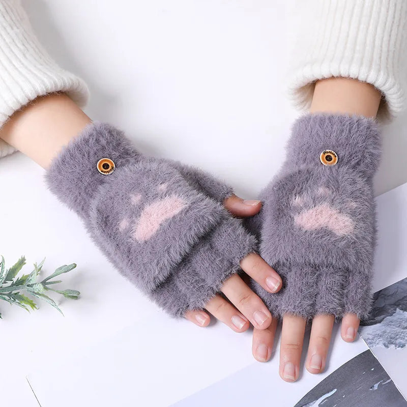 Gants en Fourrure de Mink AllyFlip – Confort Luxe et Élégance pour l'Hiver