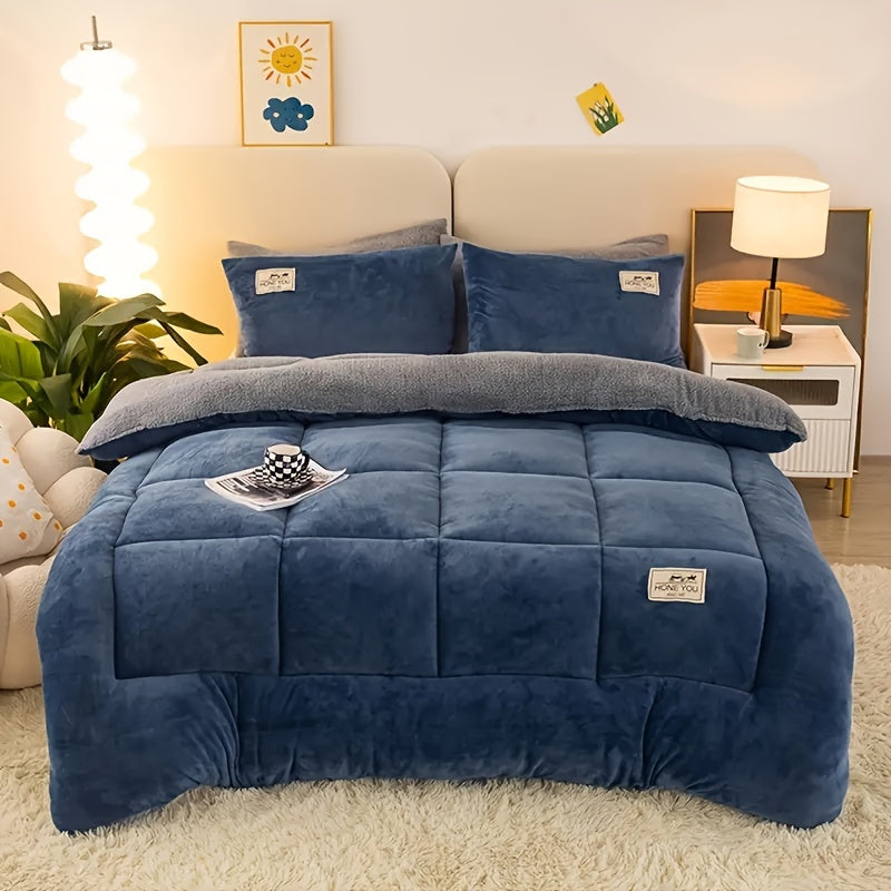 Couette Luxe en Peluche - Confort et Chaleur pour les Mois Froids