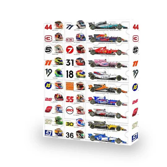 Calendrier de l'Avent F1 - La Magie de Noël pour les Fans de Formule 1