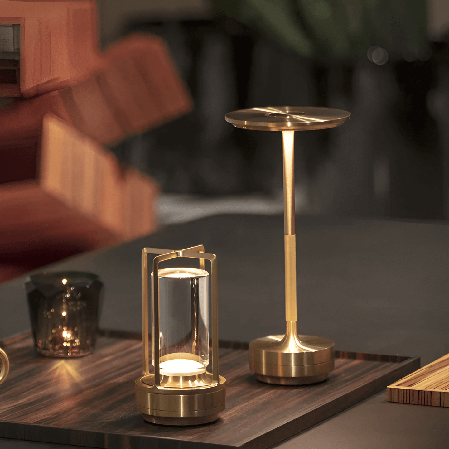 Lampe Ambiance AmberGlow - Lumière Rechargeable et Sans Fil pour une Atmosphère Chaleureuse