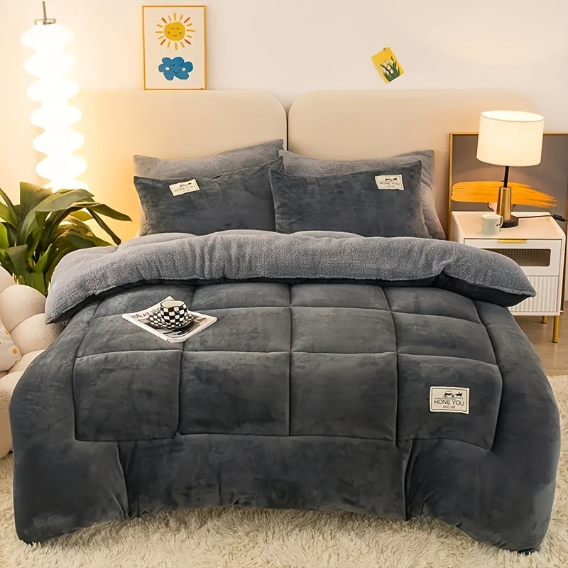 Couette Luxe en Peluche - Confort et Chaleur pour les Mois Froids