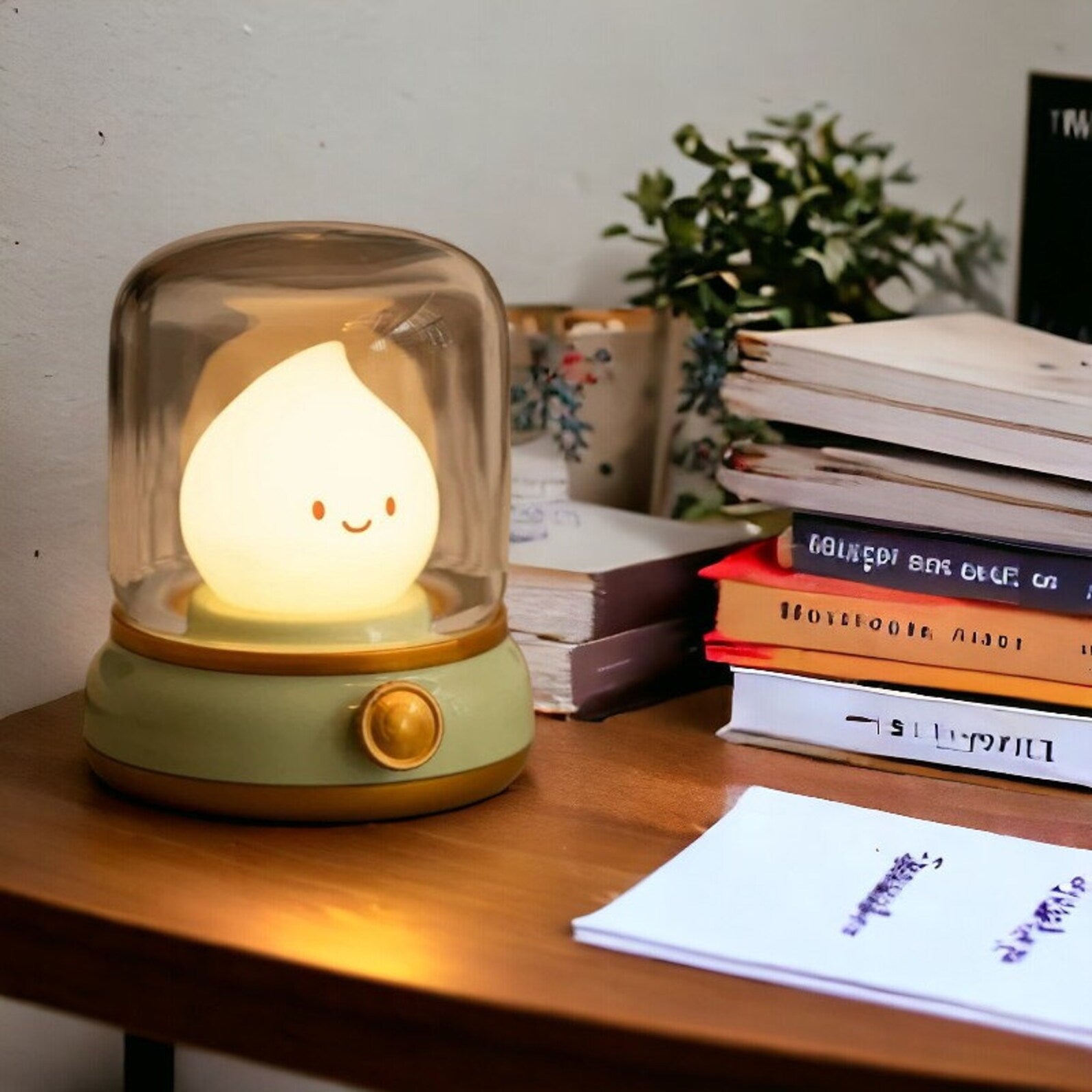 Lampe de Nuit Rétro Warm Glow - Éclairage Doux et Réglable