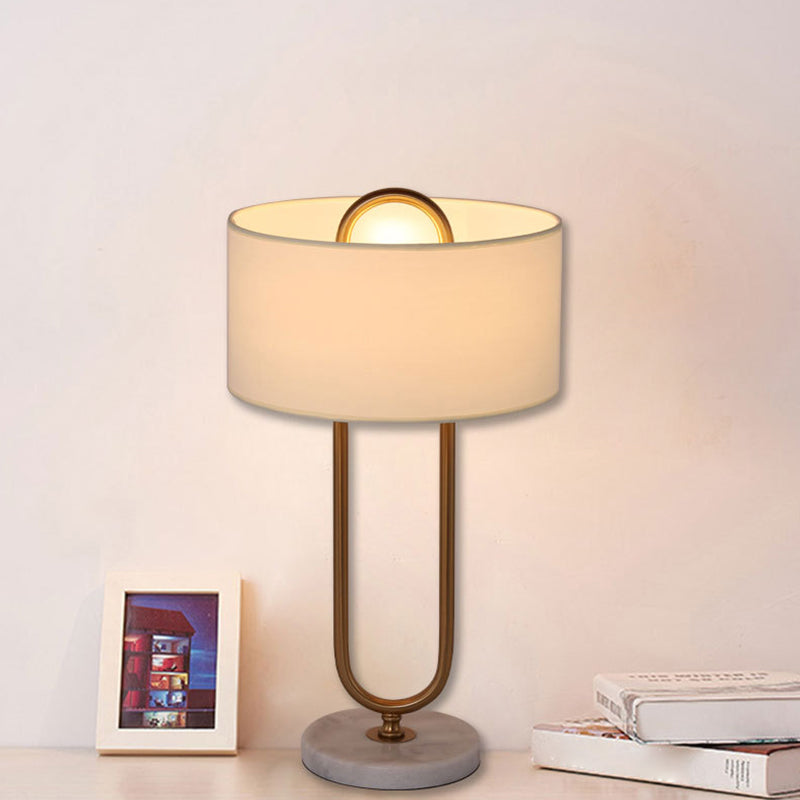 Lampe de Chevet Moderne Blanche - Éclairage Élégant et Fonctionnel