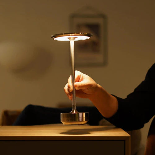 Lampe de Table Intelligente Sans Fil - Lumière Moderne et Connectée pour Votre Intérieur