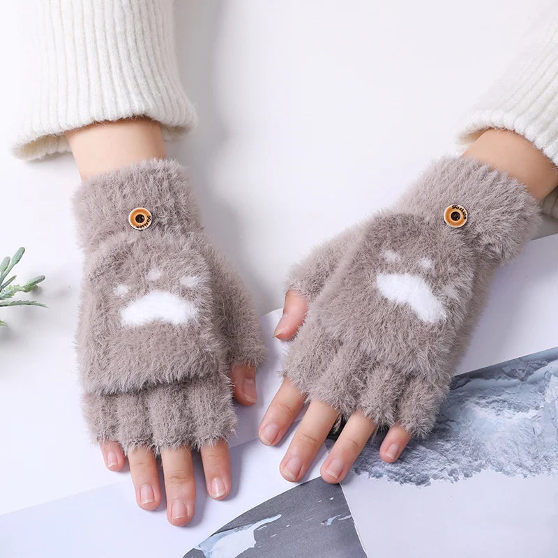 Gants en Fourrure de Mink AllyFlip – Confort Luxe et Élégance pour l'Hiver