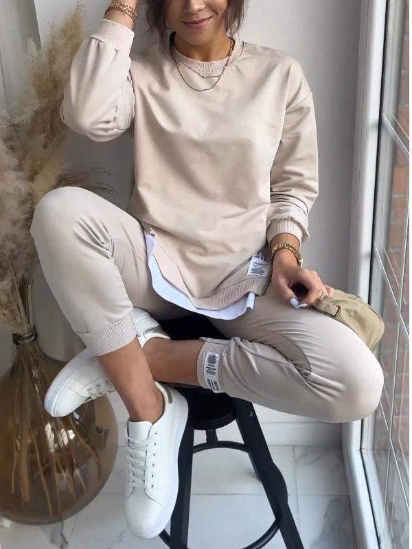 Ensemble Sweatshirt et Pantalon Donna – Élégance et Confort pour Tous les Jours