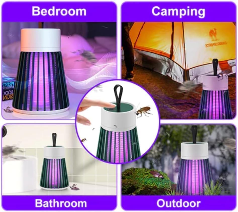 Lampe Anti-Moustiques et Insectes - Protection Efficace et Silencieuse