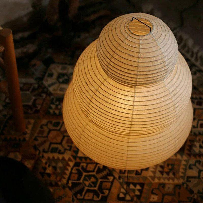 Lampe en Papier de Riz Style Noguchi – Élégance Japonaise et Lumière Douce