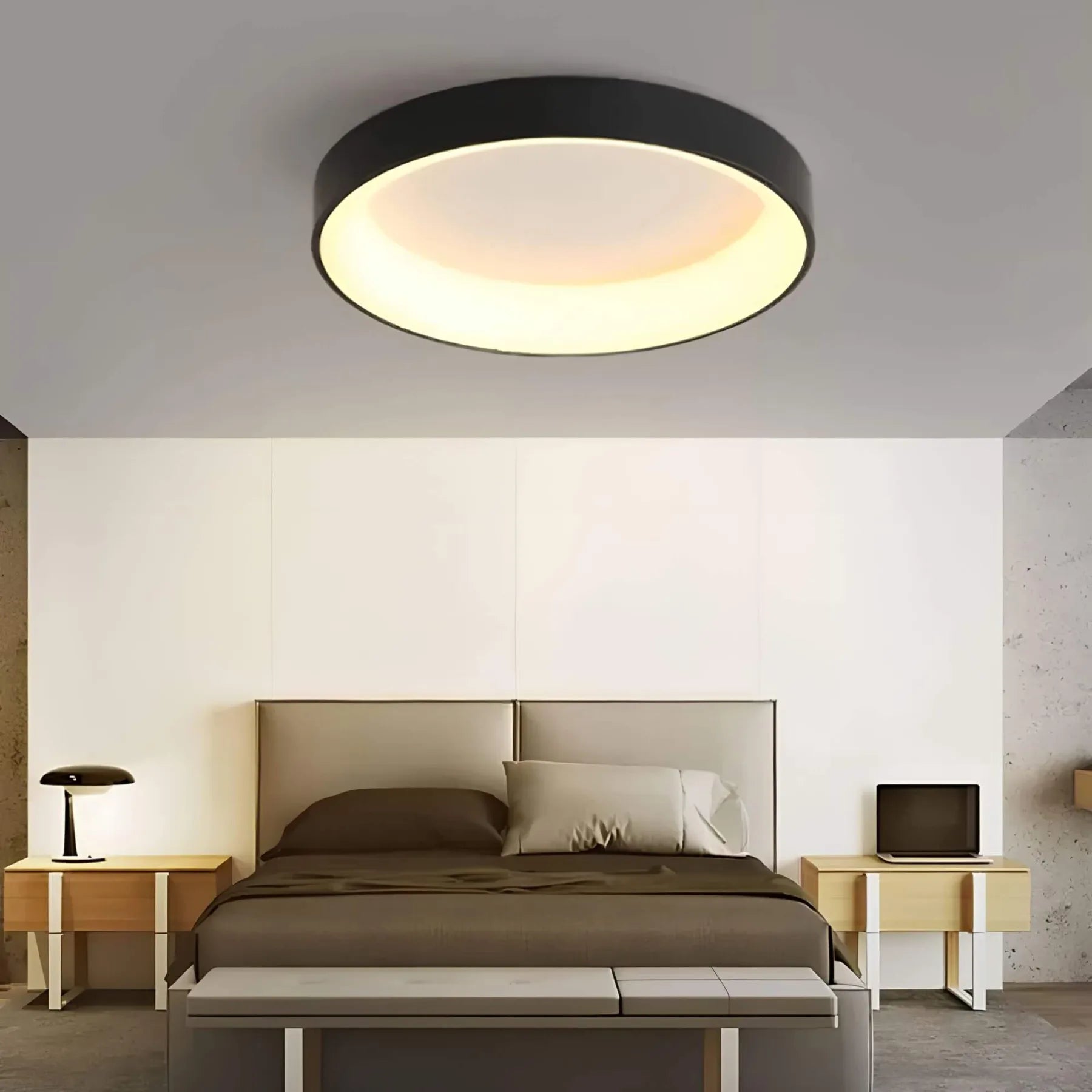 SkandiGlow - Plafonnier LED Scandinave Moderne | Éclairage Design pour Intérieur Contemporain