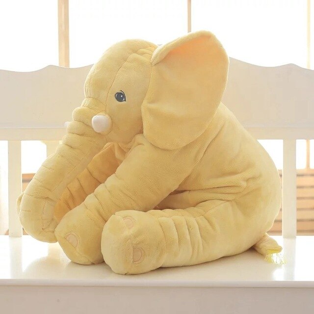 Éléphant Câlin | Coussin en Peluche Doux pour Bébé et Enfant