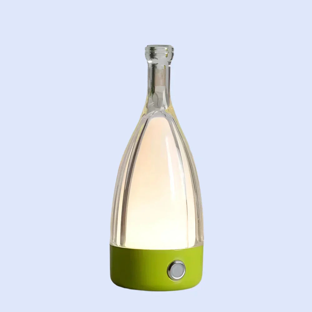 Lampe Décorative Rechargeable en Forme de Bouteille de Vin – Design Ludique et Éclairage Apaisant